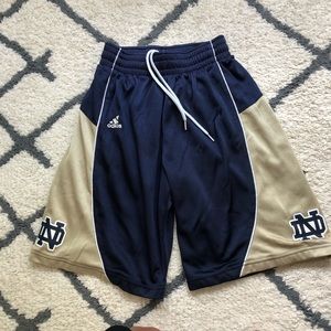 Vintage Adidas Notre Dame Shorts